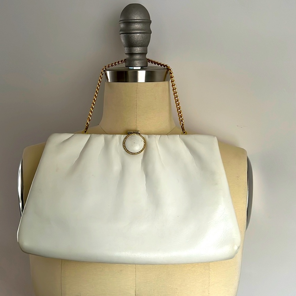 Vintage White Clutch